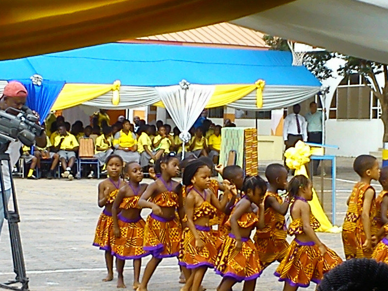 The Montessori Nursery children dancing at the 25th Anniversary Launch celebrations 4
