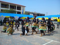 Lower and Upper Primary and some JHS Students dancing at the 25th Anniversary Launch Celebrations 5