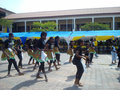 Lower and Upper Primary and some JHS Students dancing at the 25th Anniversary Launch Celebrations 6