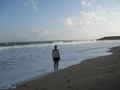 Me on the beach at Cape Coast
