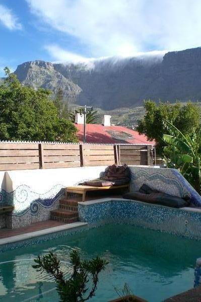 View of Table Mountain from the hostel