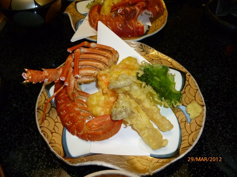 lobster tempura