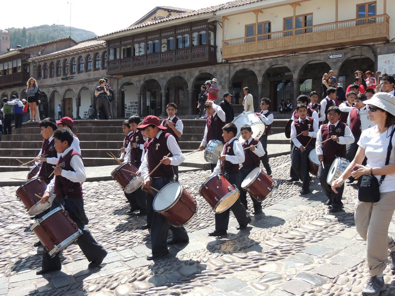 Musikanten am Plaza de Armas