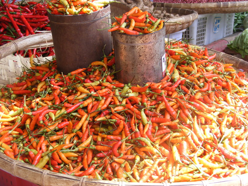 Chili at the market 