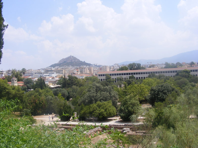 View from the agora