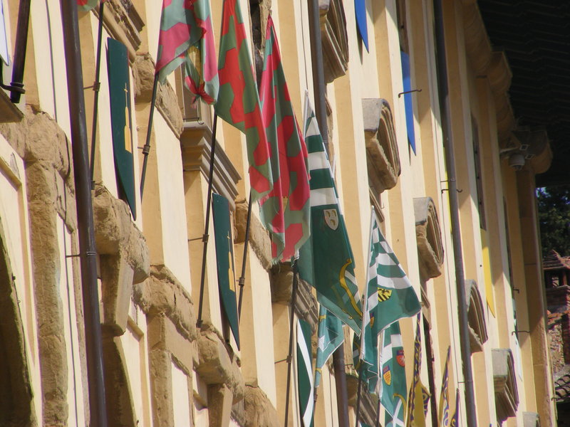 Flags on the piazza