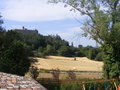 The view from our bedroom up to Montone