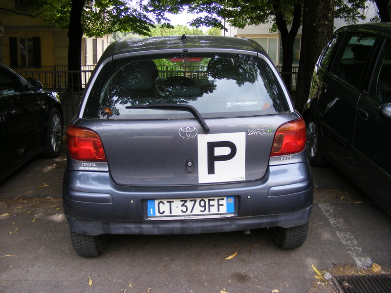 Don't tell me you didn't notice my P plate!