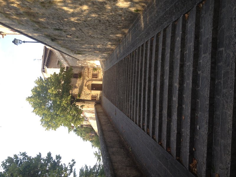 The stairs into Montone