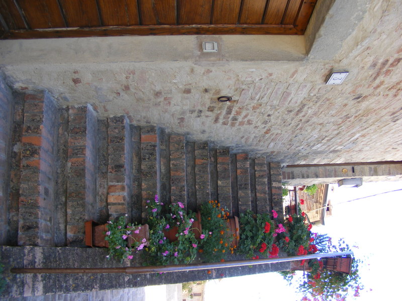 Umbrian steps in Montone