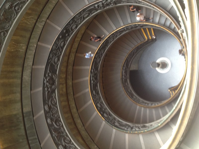 Stairs in the Vatican 