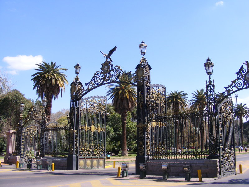 The park gates from England