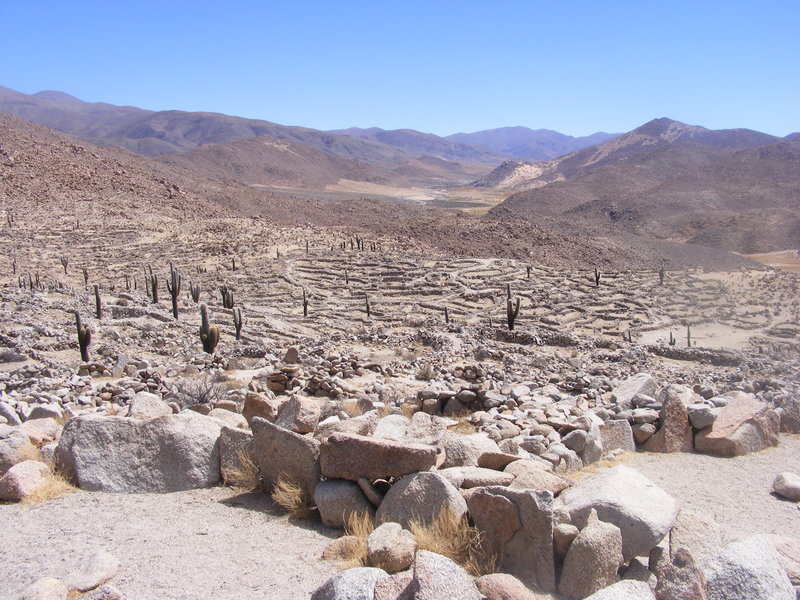 Tastil ruins over a huge area