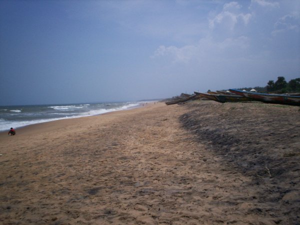 La plage de Baripetha
