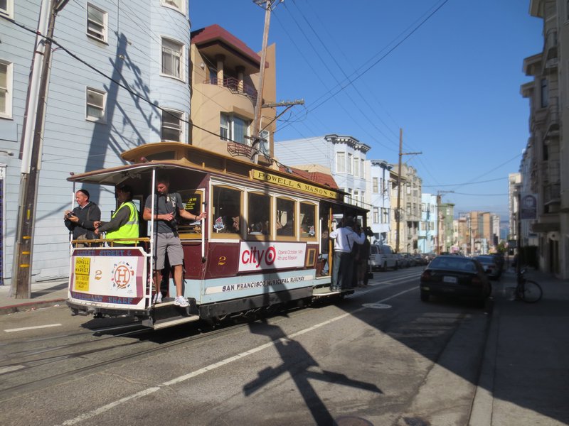 Cable Cars præger de stejle gader i San Francisco