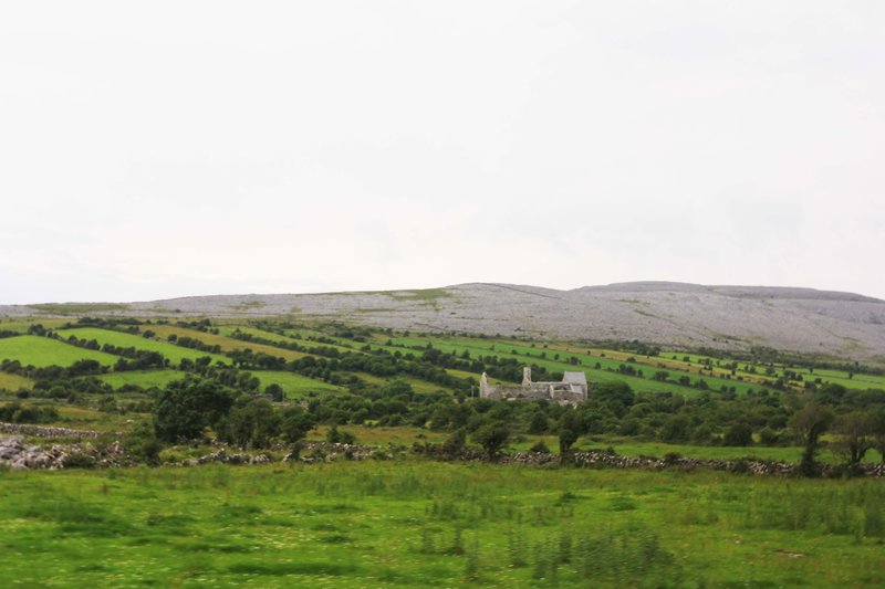A view of the Burren terrain
