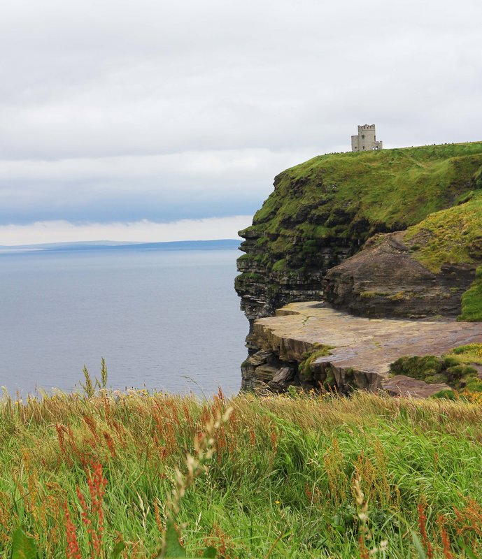The cliffs facing O'Brien's Tower