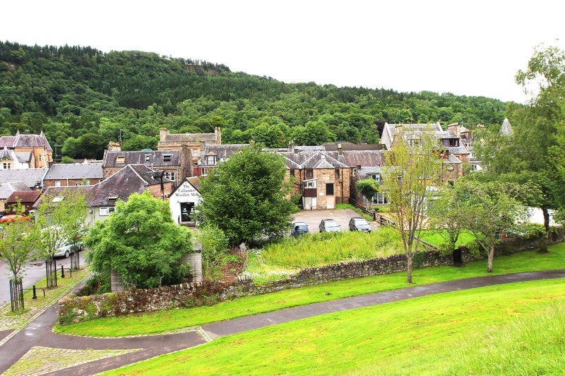 View of Callander from a hill