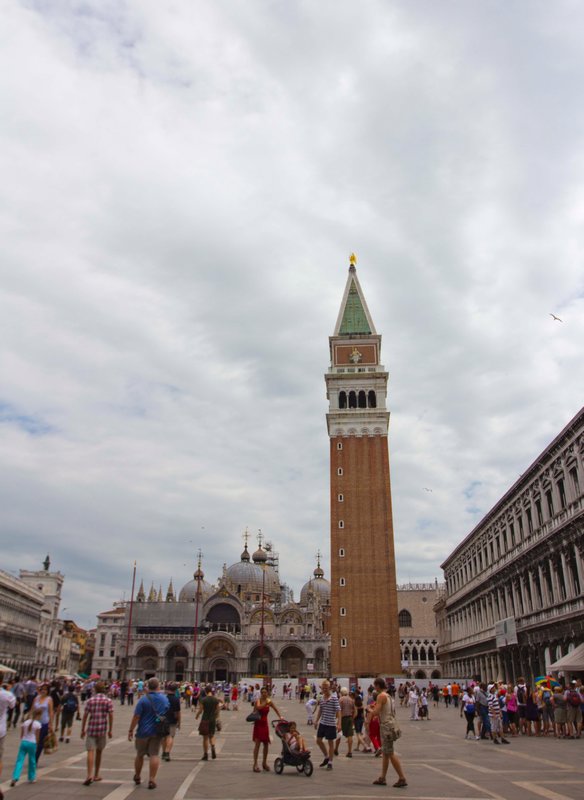 St. Marks Basilica and the bell tower 