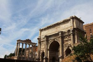 Temple of Saturn and Arch of Tiberius