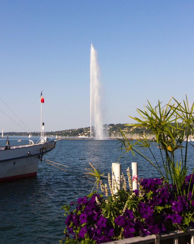 The Fountain in Lake Geneva