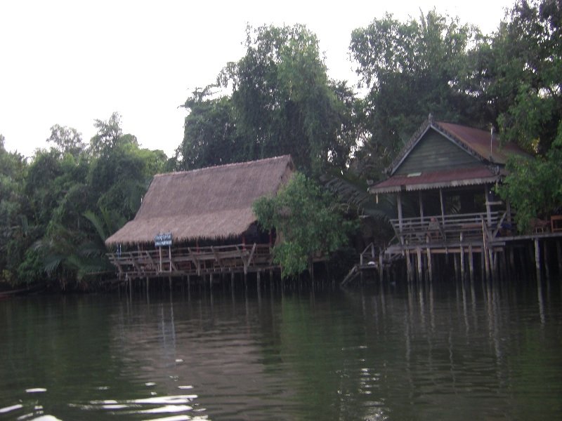 Bungalows on the river
