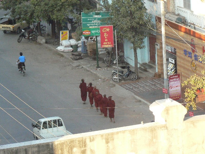 Monks procession