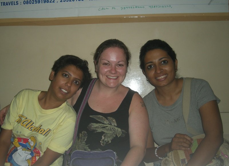 My wonderful hosts and friends, Veena and Indu.