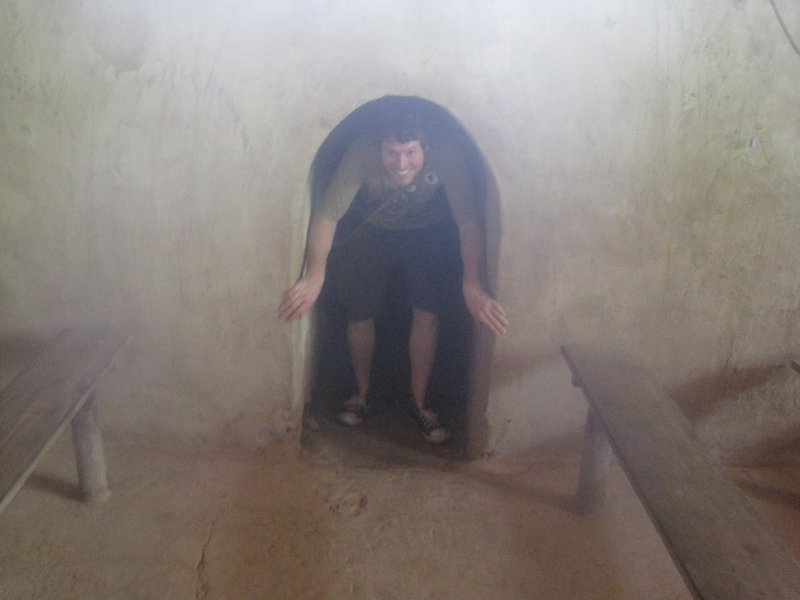 james in the tunnel