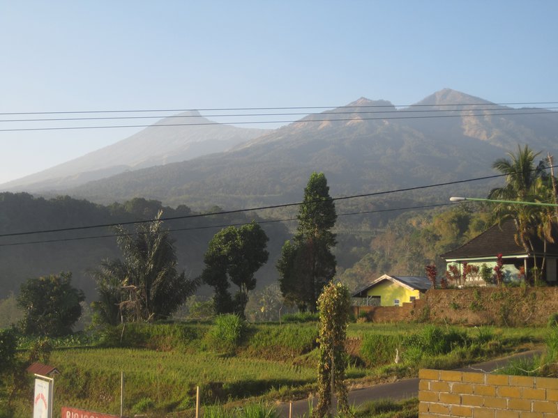 View of rinjani from senaru