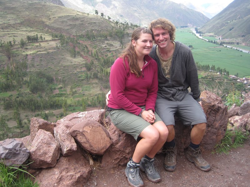 view over the sacred valley