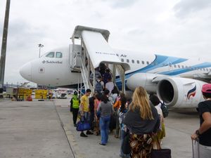 Boarding the Plane to Ko Samui