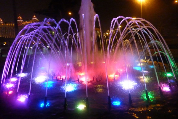 A water fountain 