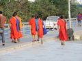 Monks On The Riverwalk