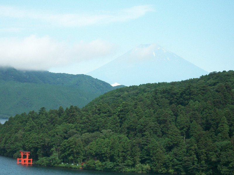 Mt Fuji Viewed From Moto-Hakone