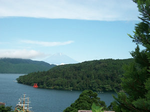 Mt Fuji Viewed From Moto-Hakone