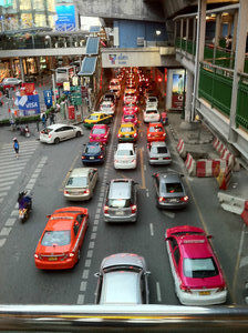 Traffic, Sukhumvit Road