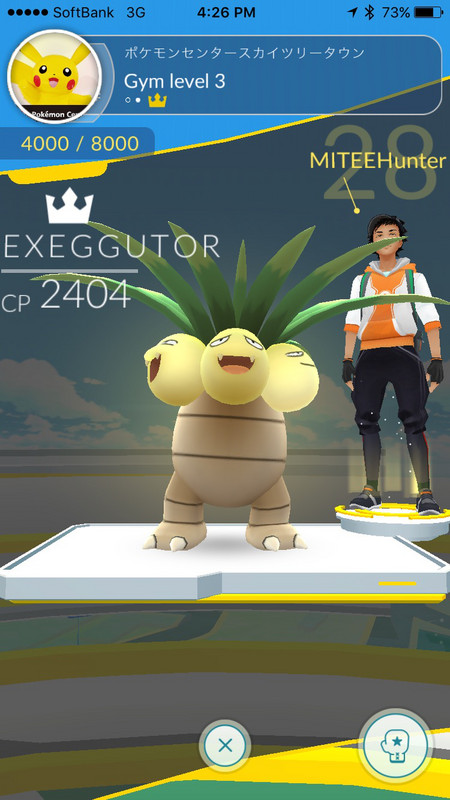 My first Pokegym Takeover in Japan