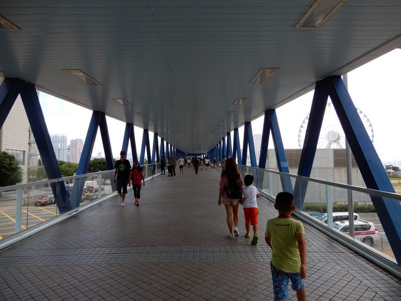 Walkway From Central to Star Ferry