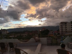 Sunset From Ostello Bello's Rooftop