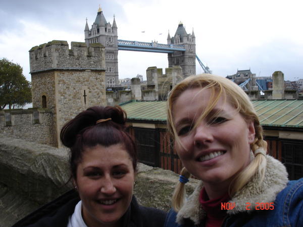 Me and Kelley @ the tower of london