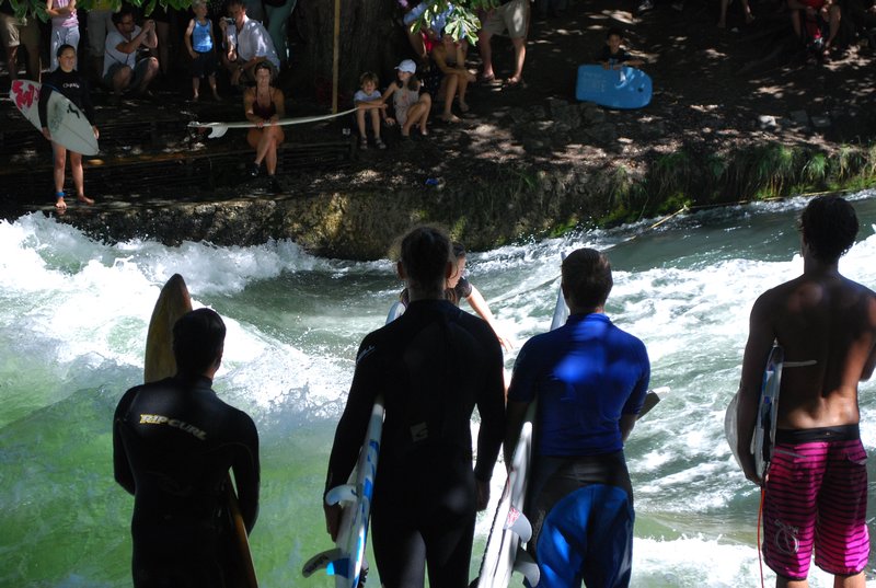 Boys in wetsuits. 'Nuff said.