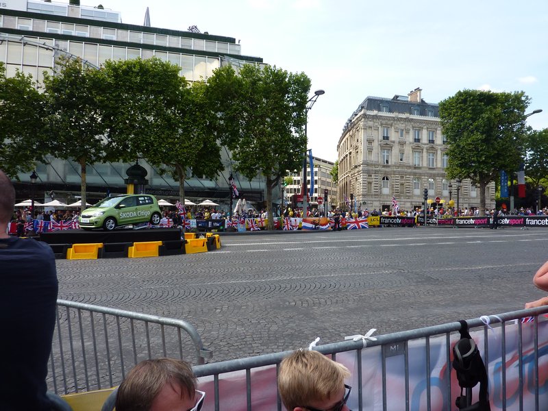Tour de France at the Champs Elysees