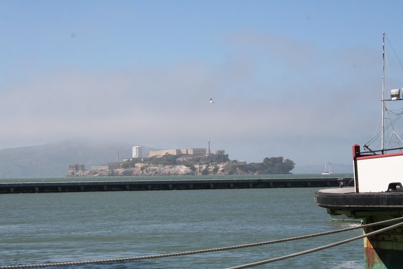 Alcatraz - a bit foggy