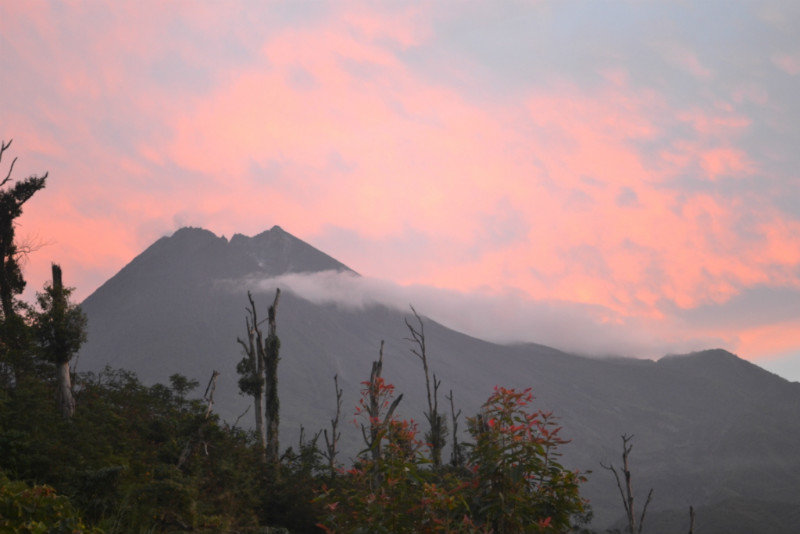 Mount Merapi at Dawn