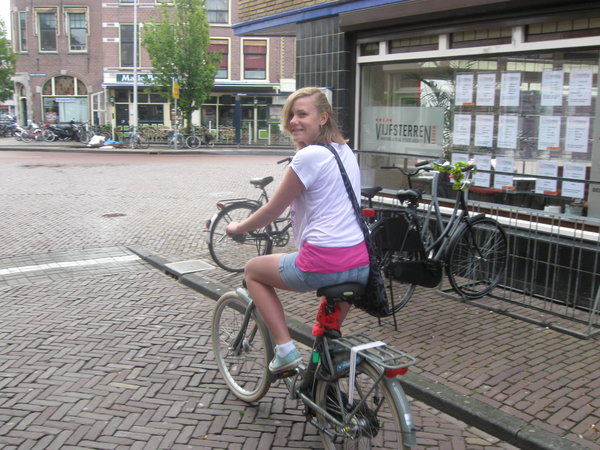 Syd on a bike