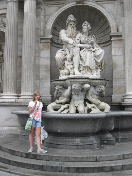 Pretty Vienna fountain
