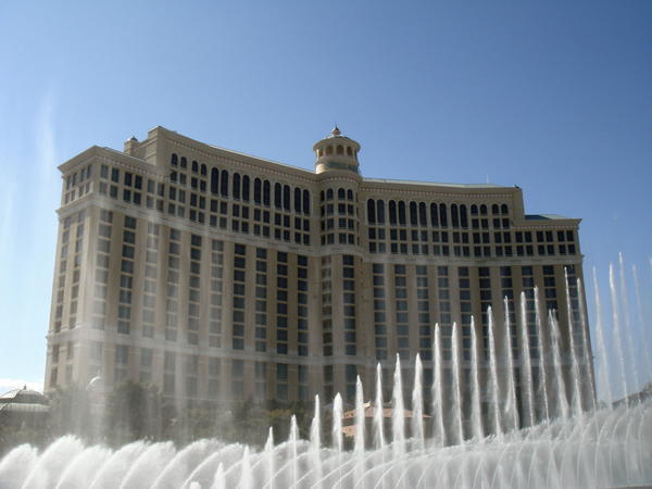 The fountains at the Bellagio