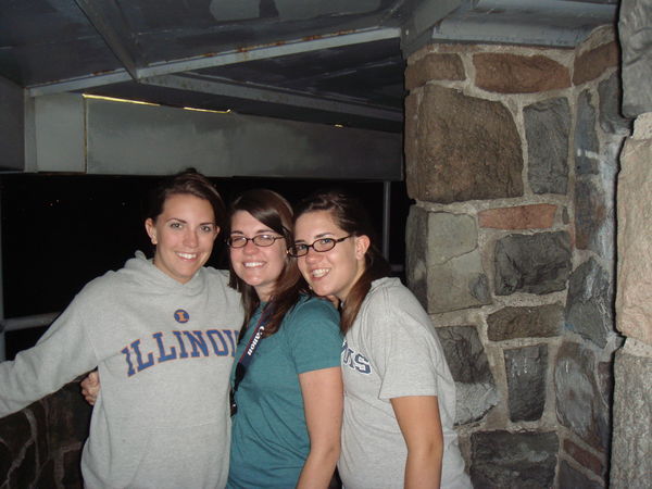 My sisters and me in the Norwegian observation tower