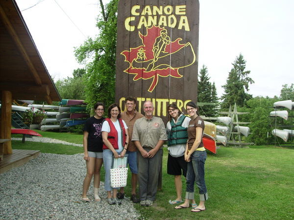Family and Jim, outside CCO